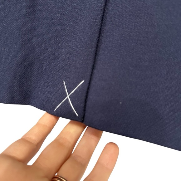 Talbots Navy Blue Classic Two Button Blazer Jacket Size 6 Petite Preppy Office - Picture 3 of 10